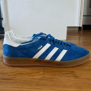 Blue Adidas Gazelle Mens Sneakers